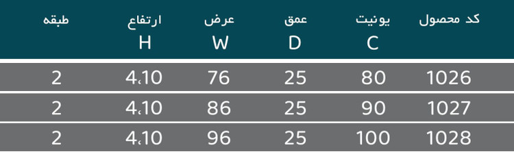 ابچکان استیل دو طبقه پلاتین کد 1026