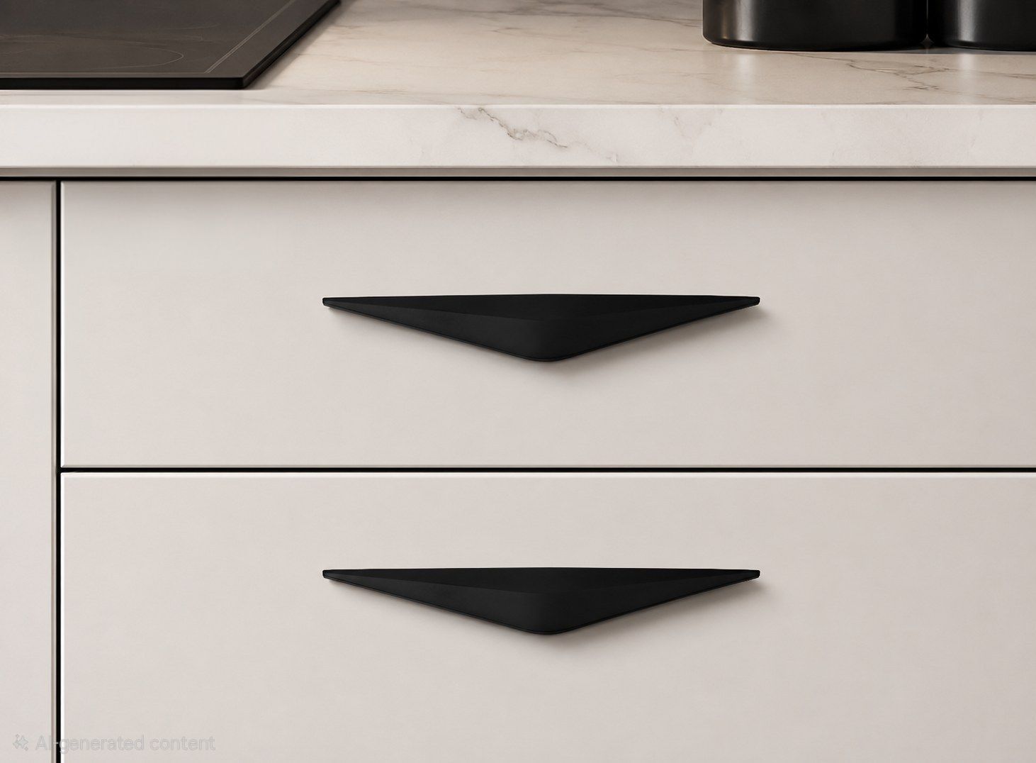 دستگیره کابینت دوپیچ کد 407مشکی